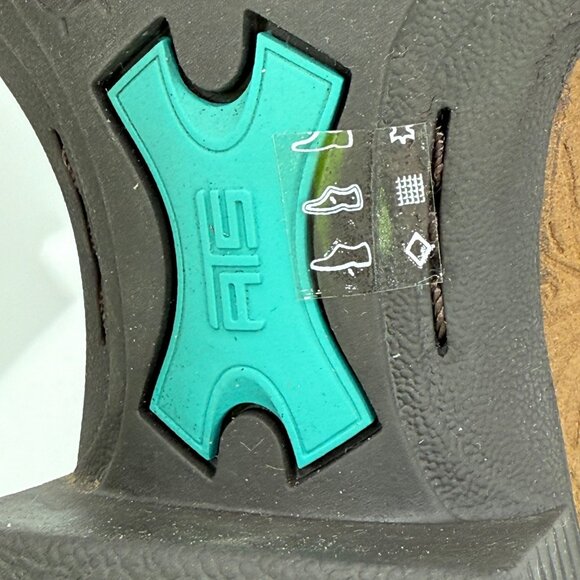 Ariat Women's Round Up Wide Embossed Chestnut Flock O Flamingos Boots Sz 7B NWOB - Picture 13 of 14